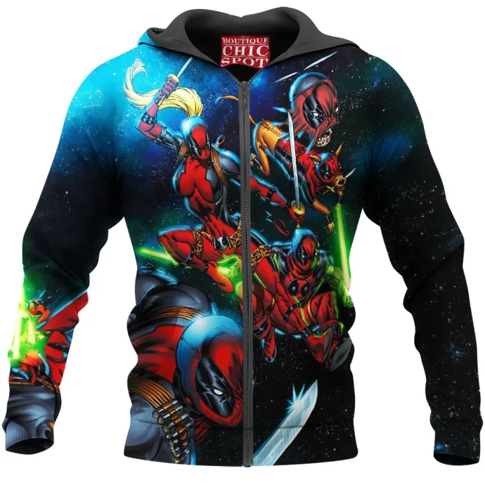 Deadpool Zip Hoodie