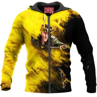 Comic Zip-Hoodie, Loki Zip-Hoodie