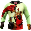 Comic Zip-Hoodie, Deadpool Zip-Hoodie