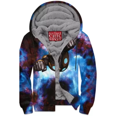 Comic Zip-Fleece-Hoodie, Nova Zip-Fleece-Hoodie