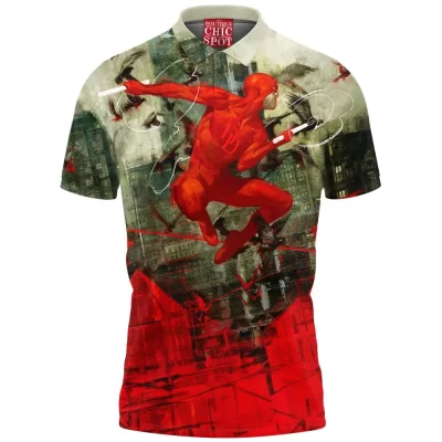 Comic Polo Shirt, Daredevil Polo Shirt
