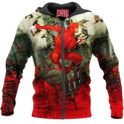Comic Zip-Hoodie, Daredevil Zip-Hoodie