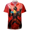 Comic Hawaiian-Shirt, Wolverine Hawaiian-Shirt, X-men Hawaiian-Shirt