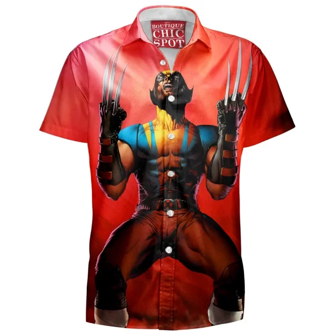 Wolverine Hawaiian Shirt