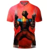 Comic Polo Shirt, Wolverine Polo Shirt, X-men Polo Shirt