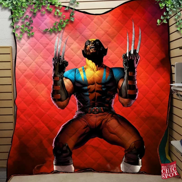 Wolverine Quilt Blanket