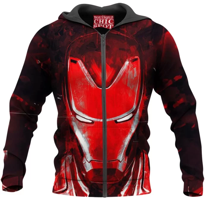 Iron Man Zip Hoodie