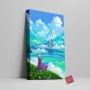 Howls Moving Castle Canvas Wall Art