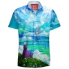 Anime Hawaiian-Shirt, Howls Moving Castle Hawaiian-Shirt, Ghibli Hawaiian-Shirt