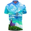 Anime Polo Shirt, Howls Moving Castle Polo Shirt, Ghibli Polo Shirt