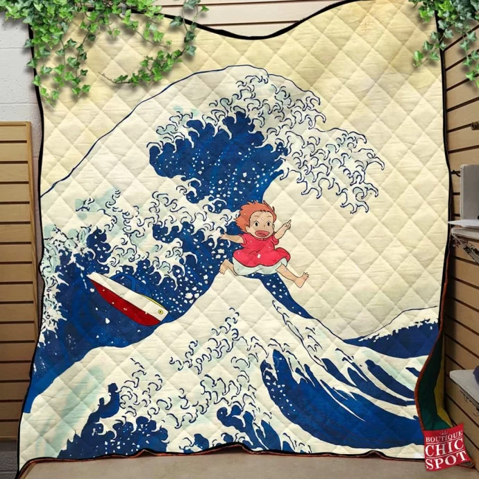 Ponyo Quilt Blanket