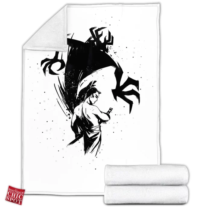 Samurai Jack Fleece Blanket