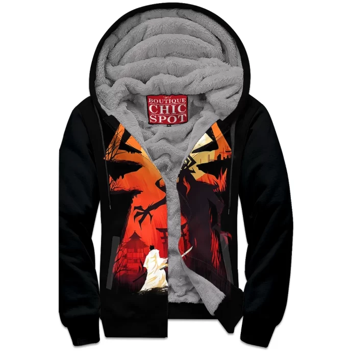 Samurai Jack Zip Fleece Hoodie