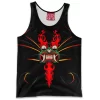 Aku Tank-Top, Samurai Jack Tank-Top, Cartoon Tank-Top