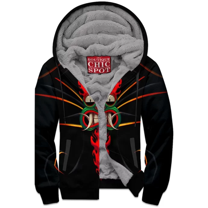 Samurai Jack Zip Fleece Hoodie