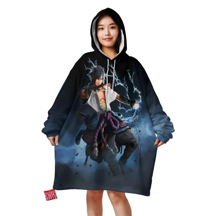 Uchiha Sasuke Blanket Hoodie