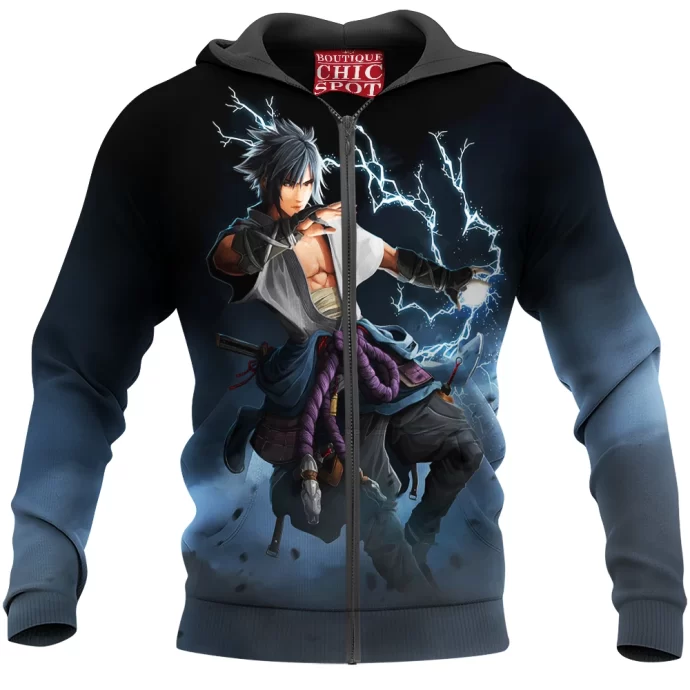 Uchiha Sasuke Zip Hoodie