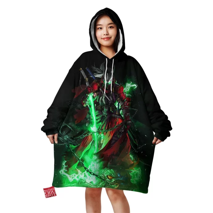 Samurai Spawn Blanket Hoodie