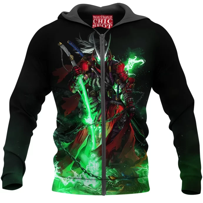 Samurai Spawn Zip Hoodie