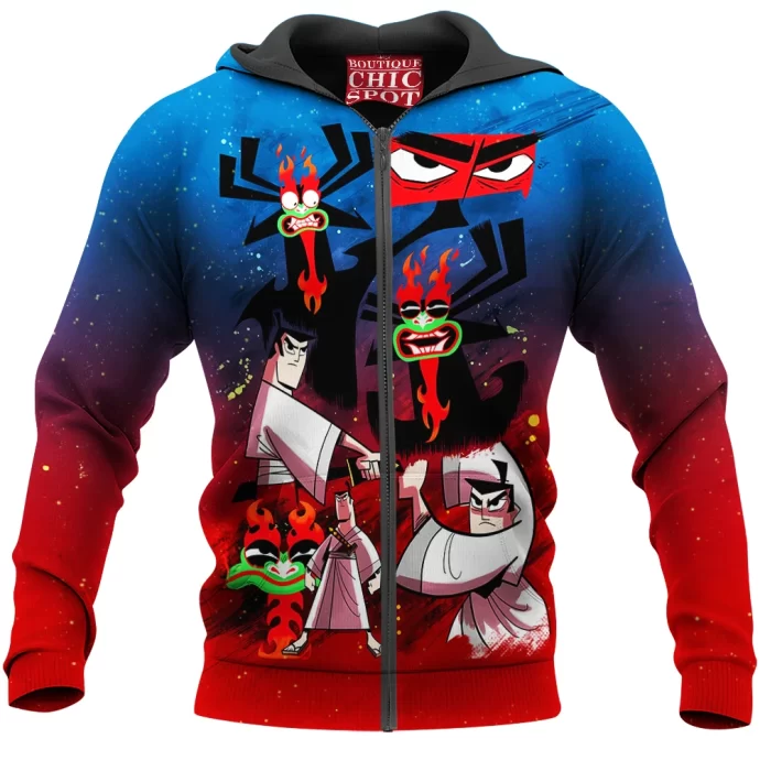 Samurai Jack Zip Hoodie