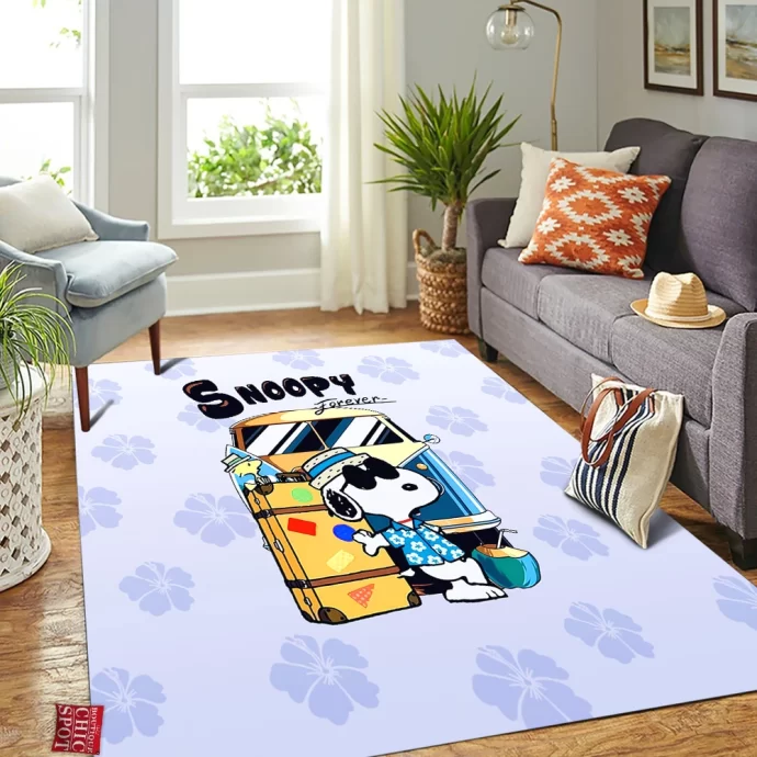 Snoopy Rectangle Rug