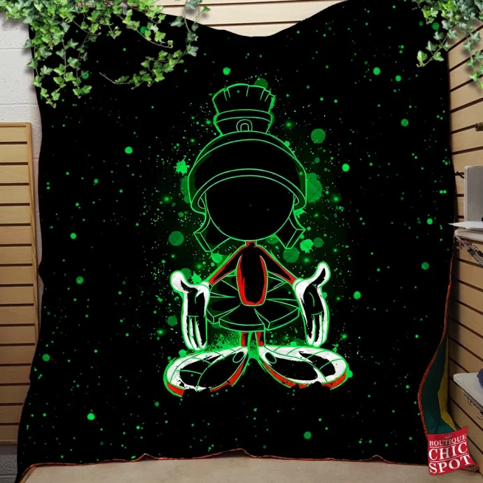 Marvin Martian Quilt Blanket