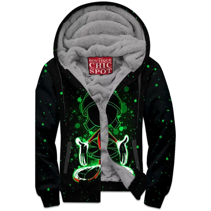 Marvin Martian Zip Fleece Hoodie