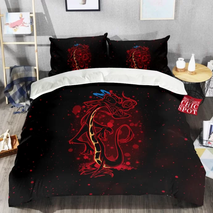 Mushu Mulan Bedding Set