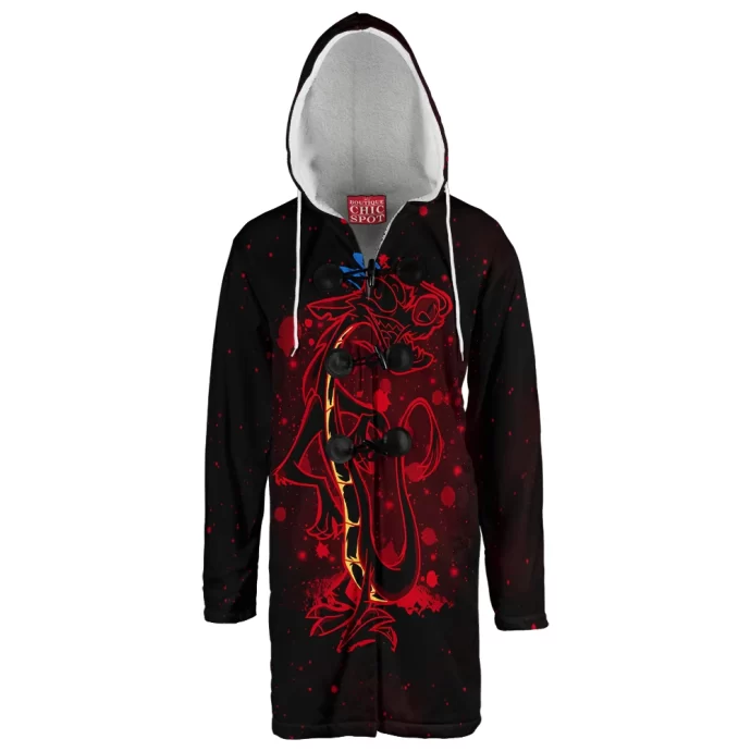 Mushu Mulan Hooded Cloak Coat