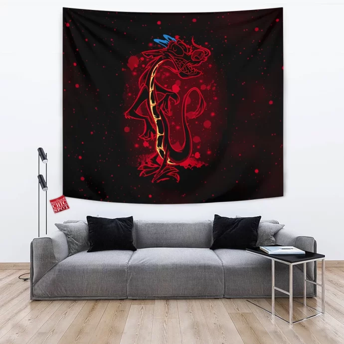 Mushu Mulan Tapestry