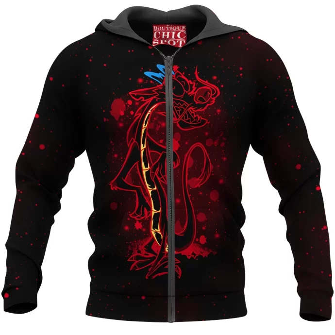 Mushu Mulan Zip Hoodie