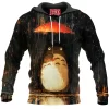 Totoro Hoodie, Anime Hoodie, Ghibli Hoodie
