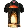 Totoro Polo Shirt, Anime Polo Shirt, Ghibli Polo Shirt