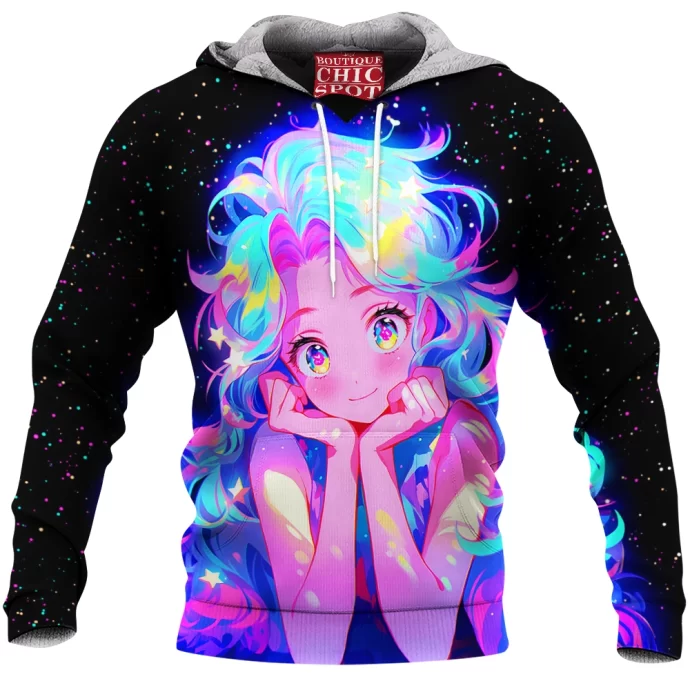 Anime Girl Fleece Hoodie