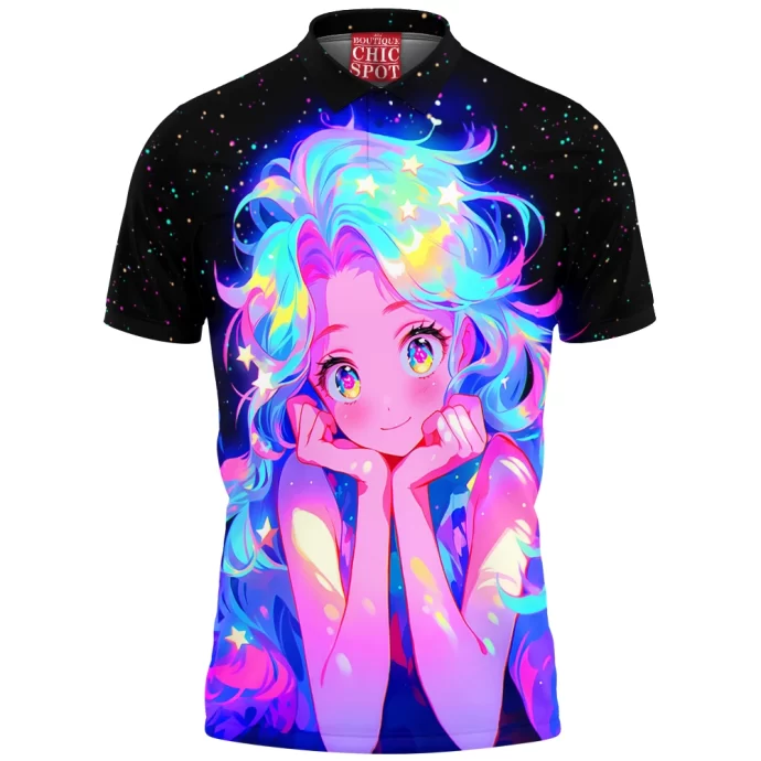 Anime Girl Polo Shirt