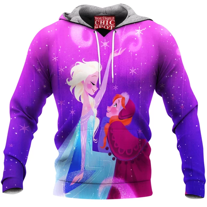 Elsa and Anna Fleece Hoodie