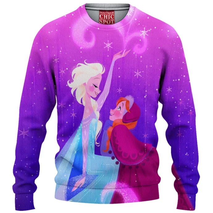 Elsa and Anna Knitted Sweater