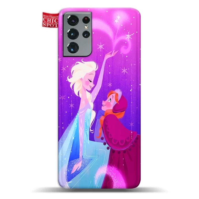 Elsa and Anna Phone Case Samsung