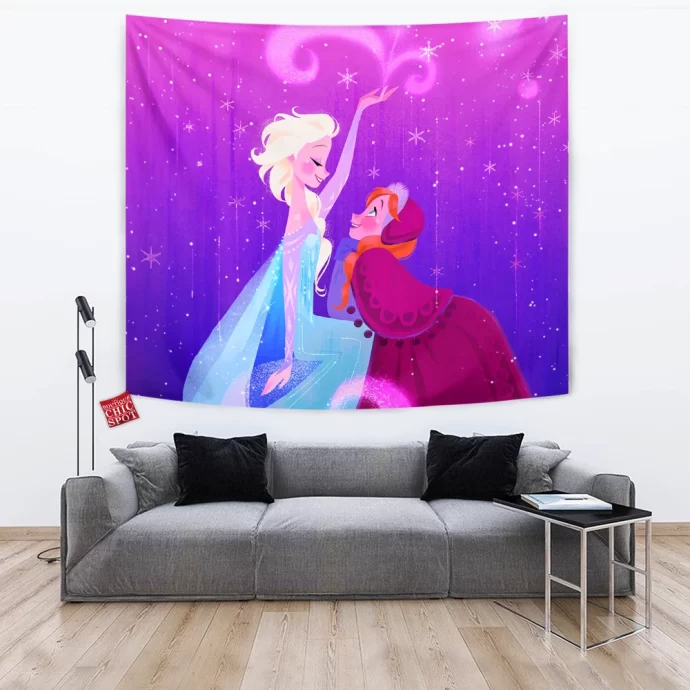 Elsa and Anna Tapestry