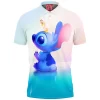 Animation Polo Shirt, Stitch Polo Shirt, Disney Polo Shirt