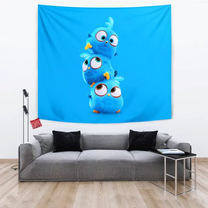 Angry Birds Blues Tapestry