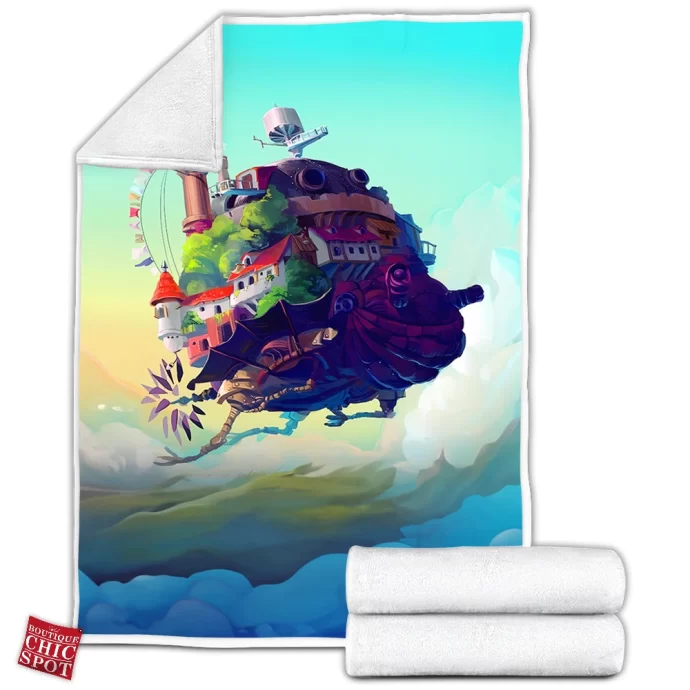 Howl's Moving Castle Fleece Blanket