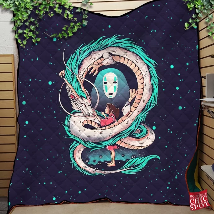 Spirited Away Quilt Blanket