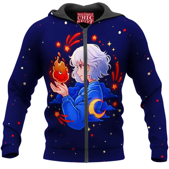 Sophie Hatter Howl's Moving Castle Zip Hoodie