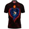 Anime Polo Shirt, Howls Moving Castle Polo Shirt, Ghibli Polo Shirt