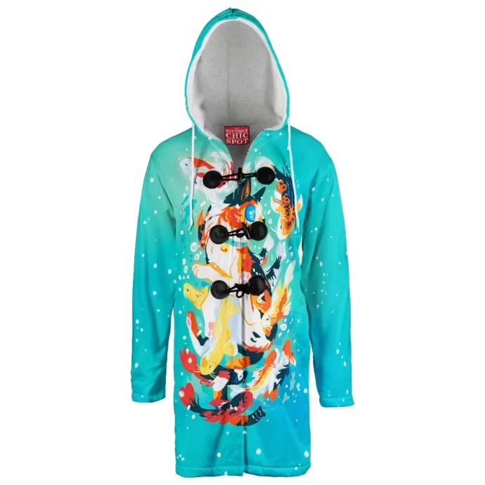 Koilico cute Hooded Cloak Coat