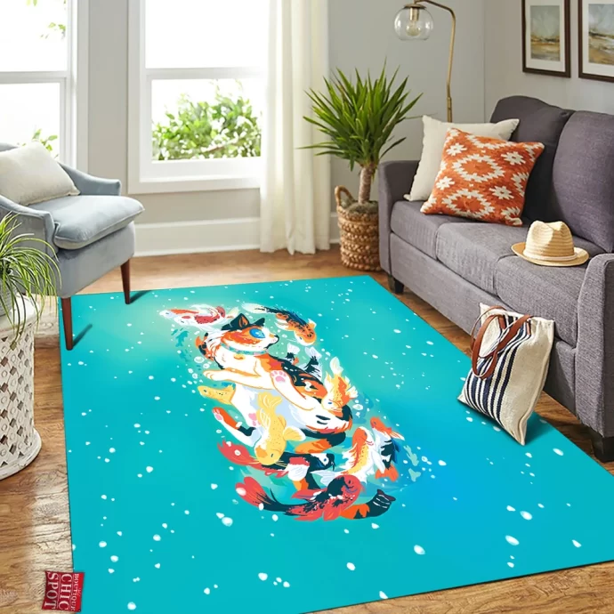 Koilico cute Rectangle Rug