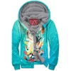 Cat Zip-Fleece-Hoodie