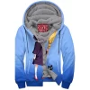 Anime Zip-Fleece-Hoodie, Kikis Delivery Service Zip-Fleece-Hoodie, Ghibli Zip-Fleece-Hoodie