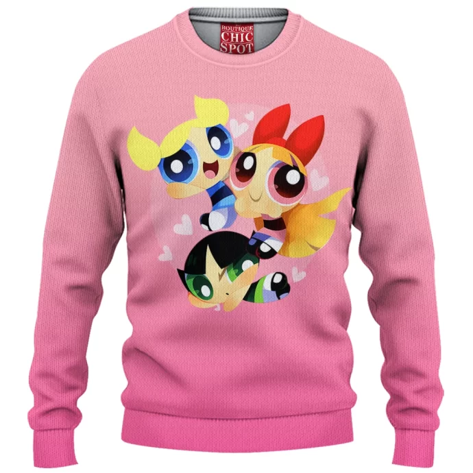 The Powerpuff Girls Knitted Sweater